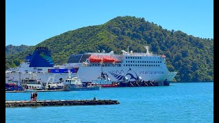 Überfahrt mit der Interislander-Fähre ‘Kaitaki’ und Aufenthalt in Picton