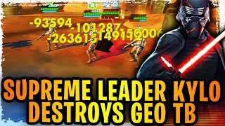 Supreme Leader Kylo Demolishes Geonosis Territory Battles Non Stop Ultimate Abilities In Phase 4