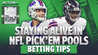 How to Win NFL Survivor & NFL Pick'em Pools! NFL Betting Tips & Strategy | Action Network Podcast