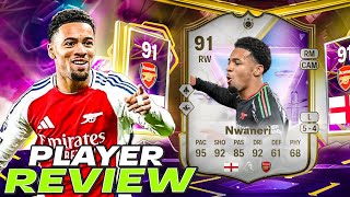 🚀91 FUTURE STARS ACADEMY ICON EVOLUTION NWANERI PLAYER REVIEW - EA FC 25 ULTIMATE TEAM