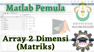 Matlab | Array Dua Dimensi (Matriks)