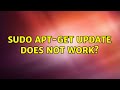 Ubuntu: sudo apt-get update does not work? (2 Solutions!!)