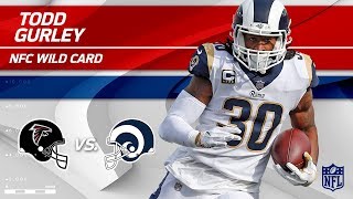 Todd Gurley Breaks 100 Yards Rushing in Playoff Debut! | Falcons vs. Rams | Wild Card Player HLs