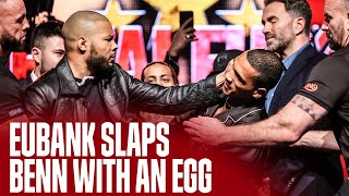 EXCLUSIVE On-Stage Angle 🤯💥 Chris Eubank \u0026 Conor Benn's Chaotic Face Off