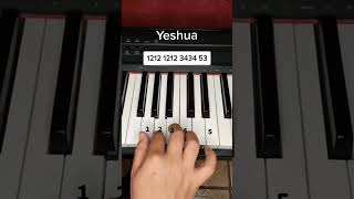 Yeshua piano tutorial #yeshua #musicacristiana #pianotutorial #shorts #study