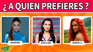 A QUE CANTANTE PREFIERES 🗣️🎧 / RETO MUSICA / Que Prefieres / Artistas / Cantantes / El Docyt Trivia