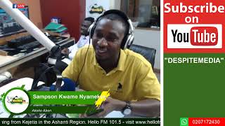 AKOKO ABON ON HELLO101.5FM WITH SAMPSON KWAME NYAMEKYE(23/11/2024)