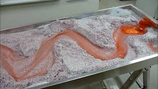 Meandering River - dyed red - Emriver Em2