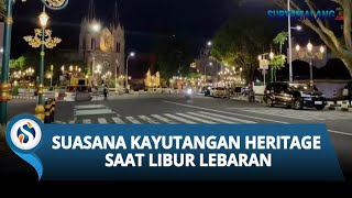 Suasana Kayutangan Heritage Kota Malang saat libur Lebaran 2023