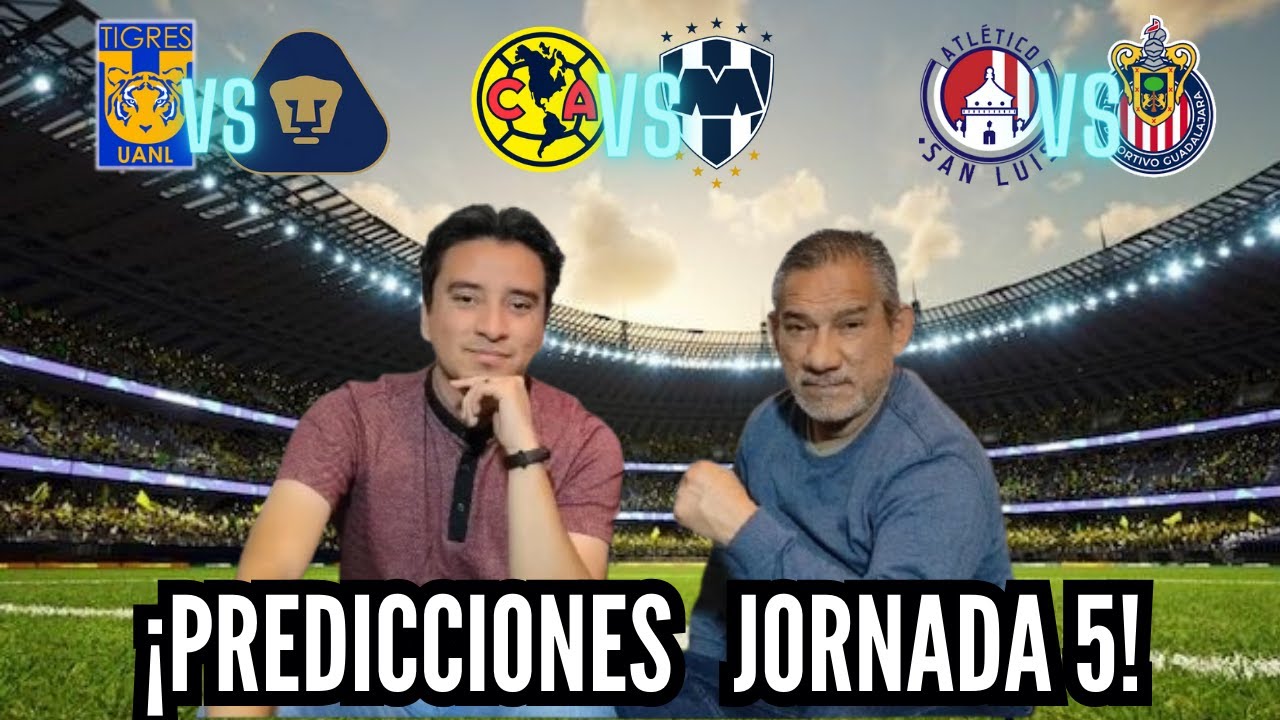 PREDICCIONES JORNADA 5 | Liga Mx | Clausura 2024 - YouTube