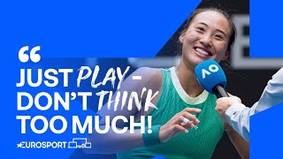 Qinwen Zheng reveals PRICELESS ADVICE she received from LI NA! 🤩 | Australian Open 2024 🇦🇺