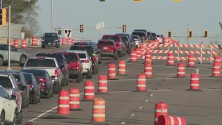 Lane closures causing issues for morning commute in O'Fallon, Illinois