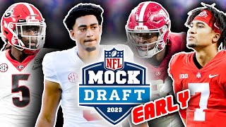 The OFFICIAL "Way Too Early" 2023 NFL First Round Mock Draft! (1.0) || TPS