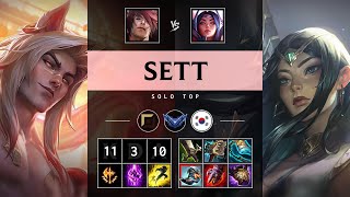 Sett Top vs Irelia: Dominating - KR Diamond Patch 25.S1.1