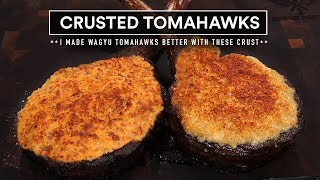 Sous Vide CRUSTED TOMAHAWKS Wagyu Steaks!