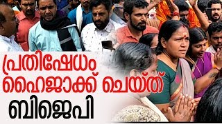 ശബരിമല ആചാരസംരക്ഷണ സമരം ബിജെപി ഏറ്റെടുത്തു bjp sabarimala protest