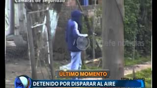 Detenido por disparar al aire - Telefe Noticias