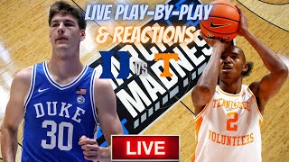March Madness: (5) Duke Vs. (4) Tennessee (Live Play-By-Play & Reactions)