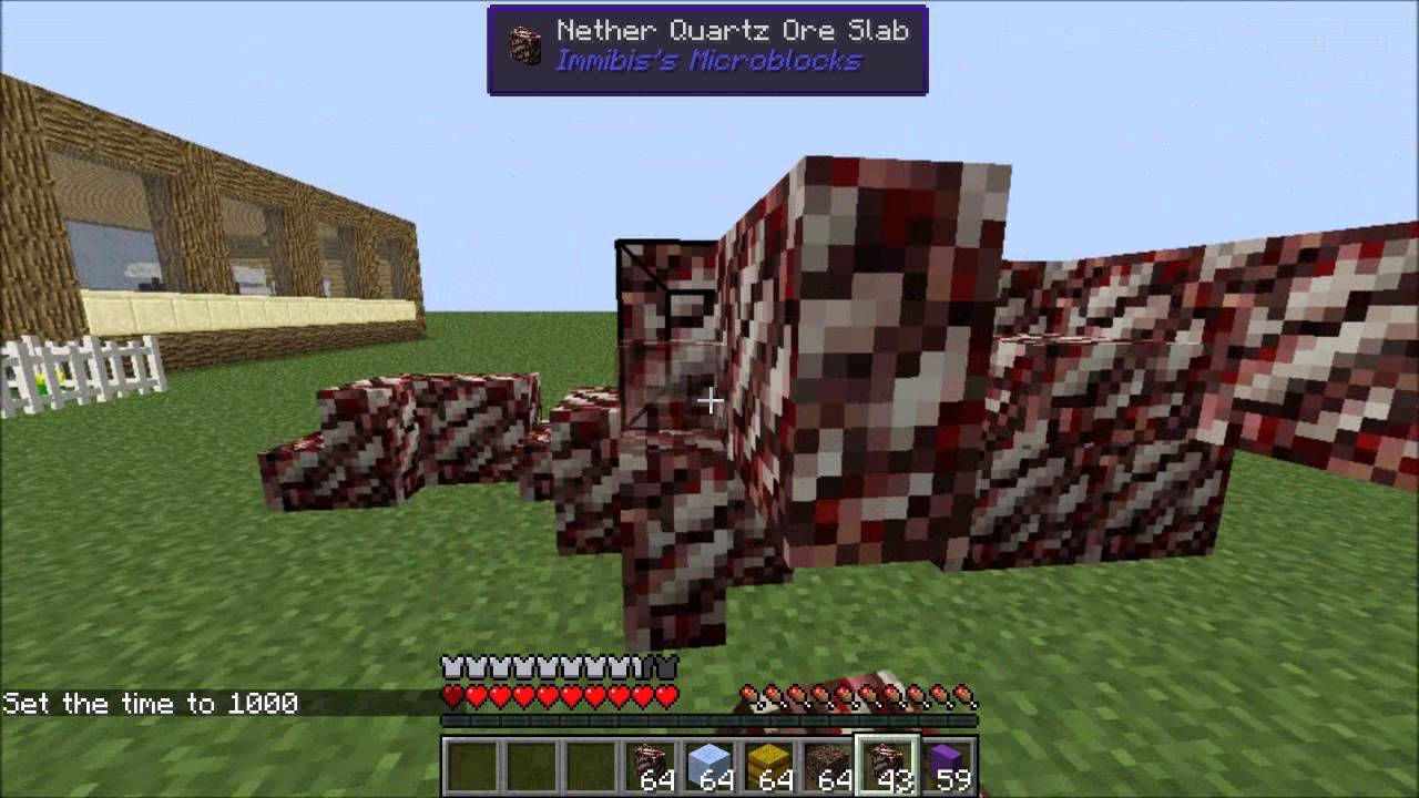 Minecraft Mod Showcase Microblocks 1 7 10 Youtube