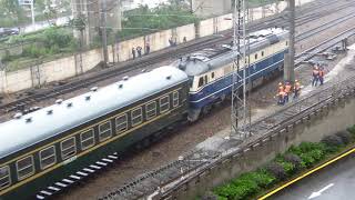 DF11+YZ25B, China Railway中国铁路(8483, Nanjing to Nanjing East Train)