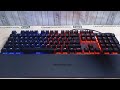 SteelSeries Apex 5 - CapsLock and functions backlight (short test)