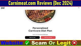 Carnimeat Com Reviews Consumer Reports: Before Buy Check Carnimeat Is Scam Or Legit? |Product Review