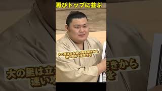 小結大の里トップに並ぶ!!【令和6年大相撲夏場所12日目】