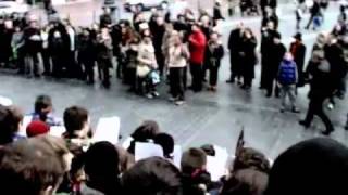 La flash Mob à lille Samedi 8 Janvier EEDF