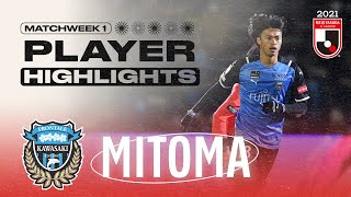 Player Highlights: Kaoru Mitoma | Matchweek 1 | 2021 MEIJI YASUDA J1 LEAGUE