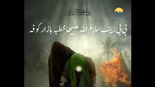 Bibi Zainab Khutba Bazar Kofa|بی بی زینب سلام اللہ علیھا خطبہ بازار کوفہ|شجاعت،عزم واستقامت کا پیکر