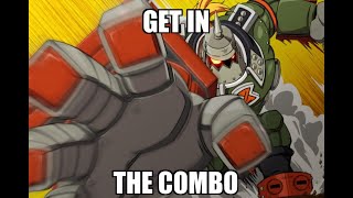 Hitting both Potemkin Busters in one combo (GGST)