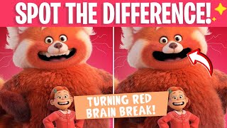 Turning Red Spot The Difference! | Brain Break | GoNoodle Inspired