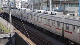 東武10000系　堀切駅 到着・発車