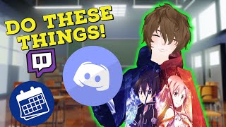 7 Things You SHOULD Be Doing As A New VTuber!