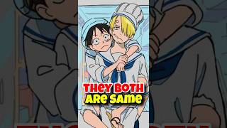 Ever noticed how Luffy and Sanji Mirror each Other In A Lot Of Ways #shorts