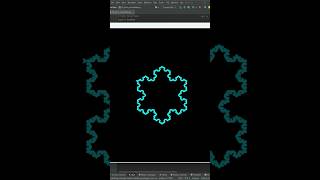 Python Turtle Fun #30 | Creating a Stunning Koch Snowflake Using Python Turtle! 🐢❄️#matrixcode