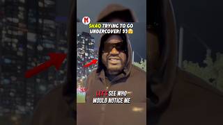 Shaq trying to go undercover! 👀🫣#shaq #shaquilleoneal #nba #funny #basketball