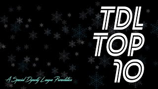 TDL Top 10 (Nov 5-18, 2018)