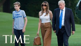 Melania And Barron Trump Have Moved Into The White House Five Months After Inauguration | TIME