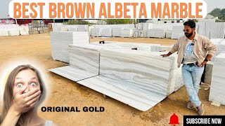 Makrana brown Albeta marble. Albeta marble. Brown Wlbeta marble. Indian marble. White marble.