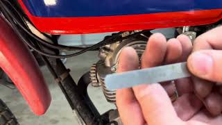 1978 Kawasaki KL250, points, timing, and new exhaust sound