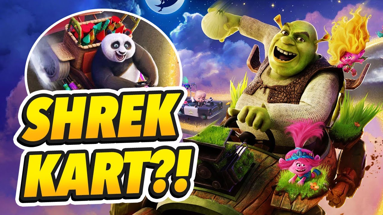 Shrek Kart?! DreamWorks All-Star Kart Announced! - YouTube