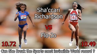 sha'ccari Richardson vs Flo-Jo | Can she Break the World Record ?