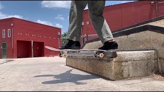 PRACTICING BACKSIDE TAILSLIDES