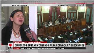 Diputados y senadores buscan consenso para poder convocar a elecciones