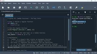 Python 83: Lambda Functions – The Easy Intro