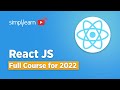 React JS Full Course For Beginners 2026 | Learn ReactJS In 5 Hours | React JS Tutorial |Simplilearn