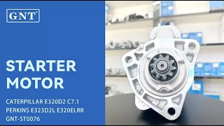 GNT Starter Motor for Caterpillar C7.1 engine  E320D2 E323 324E 330D2 330F - We Supply Worldwide!