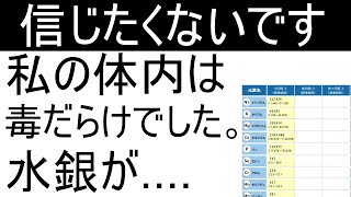 毛髪ミネラル検査をしました。すごく水銀が溜まっている