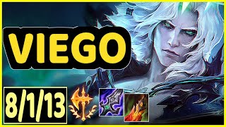 VIEGO VS DIANA - 8/1/13 KDA JUNGLE GAMEPLAY